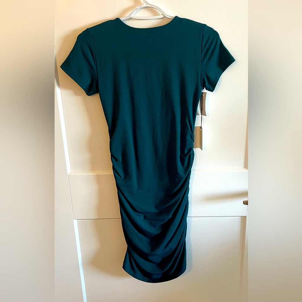 Aritzia Babaton Turquoise
Ruched Sheath Midi Dress - Picture 2 of 3